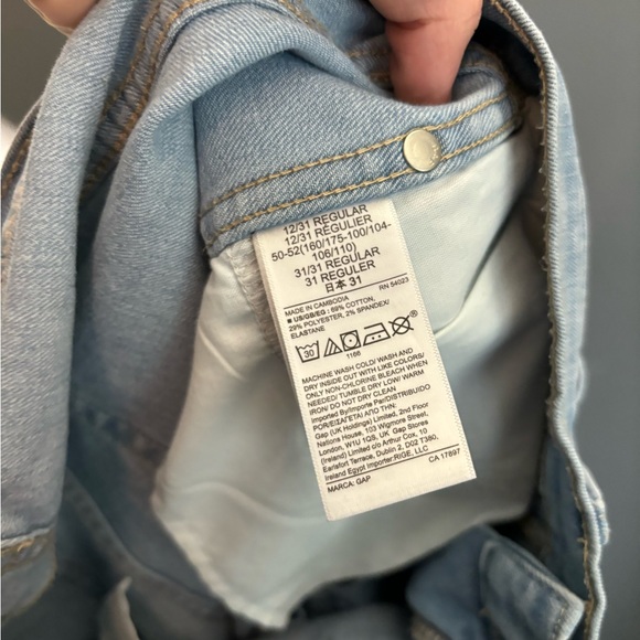 Gap High Rise Light Wash Flare Jeans Womens Size 12 - Picture 5 of 6